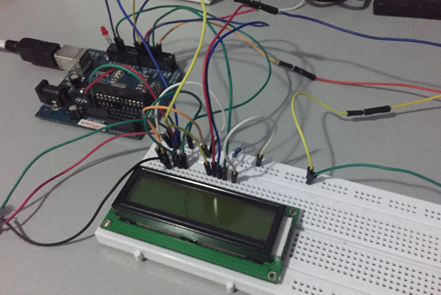 Primeira montagem com Arduino Duemila (15/08/20)